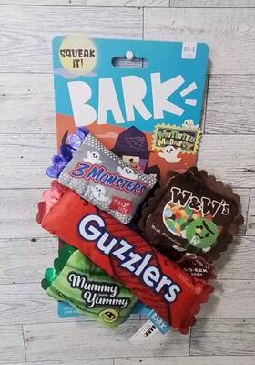 215996 Bark Box Dog Toys Halloween Muttster Madness Candy Creeps Xs-s New