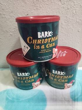 Bark 840134689241 3 X Ftchristmas In A Canft Dog Treats Pork/ Apple 8 Oz Each Bb 2/2026