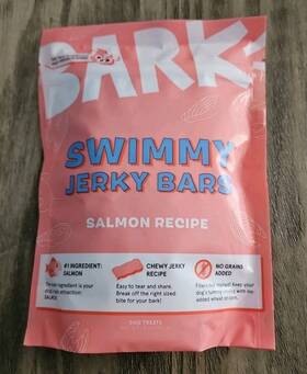 Bark Box 840134680279 Dog Treats Swimmy Jerky Bars Salmon Grain Free 3 Oz Exp 8/26