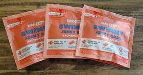 Bark Box Eats 840134618630 Swimmy Jerky Bars Salmon Recipe Dog Treats 3 Oz Set Of
