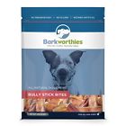 Bark-bullybites12 Barkworthies Bully Stick Bites Oz Beef All Natural 840139103254