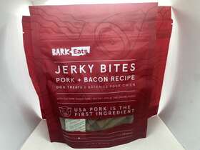 Bark Eats 840134622583 Jerky Bites Pork Bacon Recipe 3 Oz Set Of