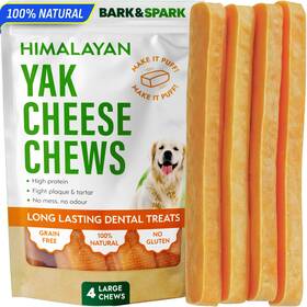 Bs-083 Bark&spark Yak Cheese Himalayan Dog Chews - 100% Natural And Long Lasting Treats