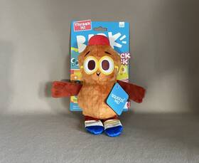 215611 Barkbox Inch Goober B Nutty Squeaker And Crinkle Dog Toy For All Dogs New With Tags