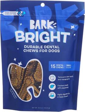 Barkbox 726084967335 Bark Bright Durable Dental Chew Sticks For Dogs Tough Chews Small Breeds 15c