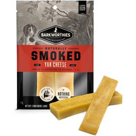 170604 Barkworthies Usa Hickory Smoked Yak Cheese Large 2 Count Pack Of 1 Allnatural Sm