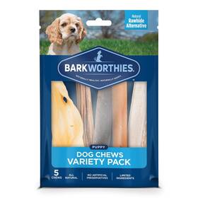 2014823 Barkworthies Puppy Variety Pack - 5 Count Of 1 Protein-rich