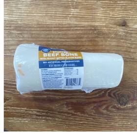 Wo164872 Barkworthies Stuffed Beef Bone Peanut Butter Blend Dog Bones Chew 15 Oz
