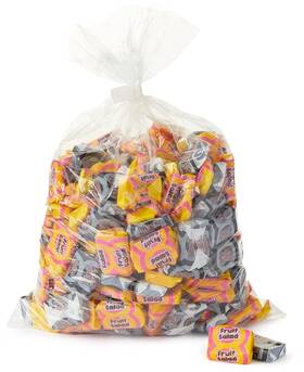 Barratt 445026214230 Fruit Salad And Black Jacks Chews 1 Kilo Bag