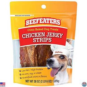 B07xvt41l7 Beefeaters Chicken Jerky Strips For Dogs - 100% Real Grain-free Healthy Treats