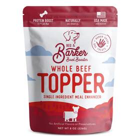 Beg & Barker 850015093562 Beef Dog Food Toppers 8 Ounce Pack Of 1 100% Made In Usa Single Ingredie