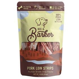 Beg & Barker 850025546027 Pork Jerky For Dogs 10 Oz Pack Of 1 - Dog Training Treats Natural Tr
