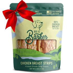 Beg & Barker 850025546119 Chicken Jerky For Dogs 4 Oz Pack Of 1 - Dog Training Treats Natural