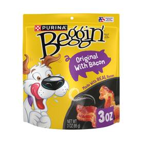 00038100159304 Beggin 038100159304 Purina Begginft Strips Real Meat Dog Treats Original With Bacon Flavor - 3 Ou