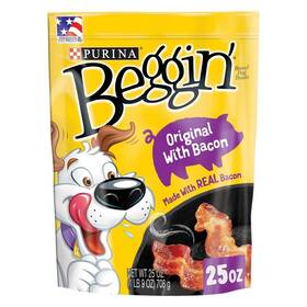 11058070 Beggin Purina Begginft Original With Real Bacon Flavor Dog Strip Training Treats 25 Oz