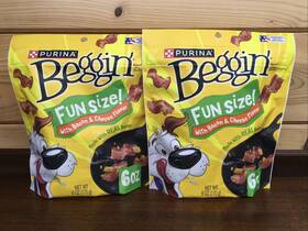 Beggin Strips 038100171207 Lot Of 2 Purina Begginft Strip Fun Size Bacon And Cheese Flavor Dog Treat 6oz 11/25