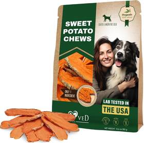 Beloved Pets 705353499821 Sweet Potato Dog Treats Chips - All Natural Pet Snack Chews Grain Free And Human