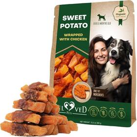 Beloved Pets 850034323602 Dog Sweet Potato Wrapped With Chicken And Pet Natural Chew Treats - Grain Free