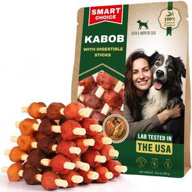 300gr Beloved Pets Pkb 300gr/us Dog Treats Rawhide-free Kabobs With Duck And Chicken Human Grade