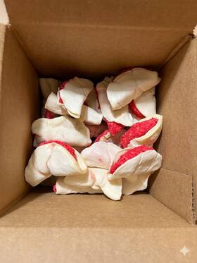 Bio417.1 Benty America 417.1 33 Pcs Of 2 Inch Rawhide Beef Taco Shapes