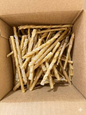 Bio03a Benty America 84 Pcs Of 5 Inch X 3/16 Natural Twist Stick
