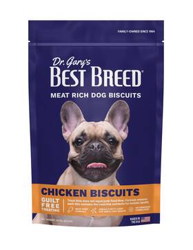 Best Breed 850053562228 Dr. Garys Chicken Biscuits Made In Usa Treats - 20 Oz