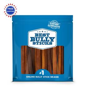1821845 Best Bully Sticks 6 Inch 15 Count Dogs Pack Natural Easily Digestible Grass-fed