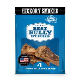 1831561 Best Bully Sticks Hickory Smoked Marrow Bones 3 Count Pack Of 1 No Additives Longlasting Gr