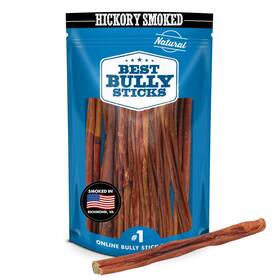Best Bully Sticks 840139132452 Smoked With Collagen For Dogs - 10-12 Inch 10 Count Pack Of 1