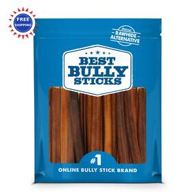 Best Bully Sticks 840139132728 6 Inch 50 Count Dogs Pack Natural Easily Digestible Grass-fed