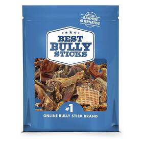 Best Bully Sticks 840139199646 Joint Jerky Gullet Bite Dog Treats 1.5lb. Bag - All-natural Beef
