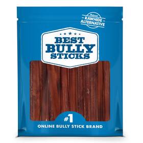 Treat10 Best Bully Sticks 12 Inch For Dogs 50 Count Pack Of 1 Natural