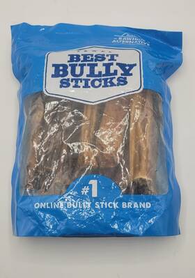 W0157308 Best Bully Sticks 6 Inch Gullet 25 Pack Exp Jan 2027