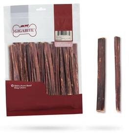 Best Pet Supplies 842637101671 Gigabite 6 Inch Beef Gullet Jerky Sticks 40 Pack - All Natural Free Range