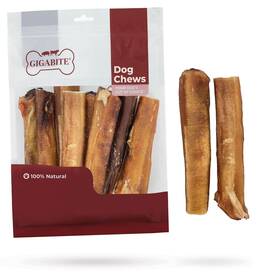 Best Pet Supplies 842637125585 Gigabite 6 Inch Monstrous Bully Sticks 8 Pack - All Natur