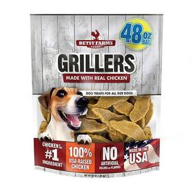 Betsy Farms 445031887870 Grillers Dog Treats 48 Oz. Free Shipping