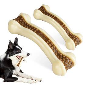 B091mcv4h9 Betteprod Dog Chew Toys For Aggressive Chewers Large Breed2 Pack Beef Flavor