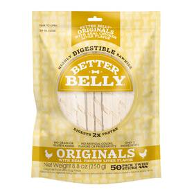 Better Belly 615650000371 Twists Chicken Liver 50 Ct 8.8 Oz