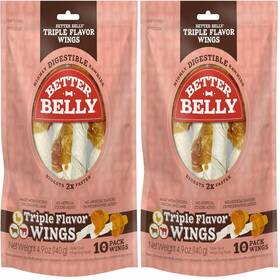 B0d86ykgnh Better Belly Triple Flavor Wings 6-24 10 Ct 4.9 Oz / 140 G Pack Of 2