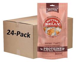 P-94441-1 Better Belly Highly Digestible Rawhide Braids Chews Treat Your Dog To A Chew With No Arti