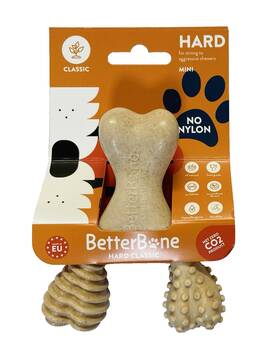 Betterbone 850028916650 Dog Chew Toy Classic Flavor Hard Density For Strong Chewers Size Mini