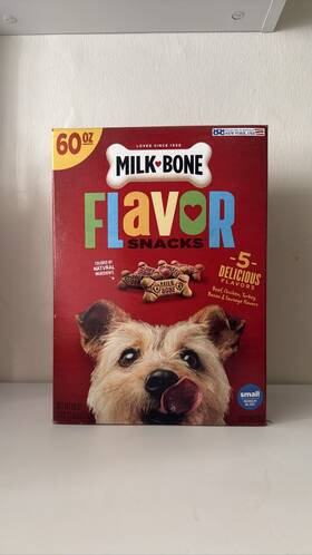 Big Heart Pet Brands 079100511699 Milk-bone Flavor Snacks Small Dog Treats 60 Oz 5 Flavors Crunchy
