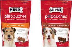 Big Heart Pet Brands 445053896829 Milk - Bone Variety Pill Pouches With Real Chicken And Hickory Smoke Bacon Flavor
