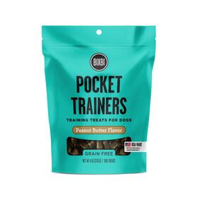 Bixbi 781163327356 Pocket Trainers Peanut Butter 6 Oz 1 Pouch - Small Training Treats For