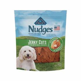 Blue Buffalo 031400086738 Nudges Natural Jerky Cut Dog Treats Chicken Flavored 40 Oz