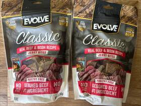Blue Buffalo 073657011064 Evolve Classic Jerky Bites 12 Oz Beef/bison