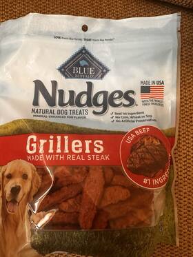 20261108ms Blue Buffalo Nudges Grillers Natural Dog Treats Beef Adult Dogs