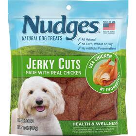 30031400063075 Blue Buffalo Nudges Jerky Cuts Natural Dog Treats 10oz Real Chicken Made In Usa
