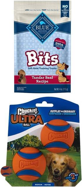 Blue Buffalo 313033497489 Valentines Day Dog Treats Gift Set Bits Natural Soft-moist Tra