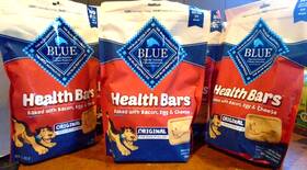 5-bags Blue Buffalo 802572 Health Bars Crunchy Dog Treats Bacon Egg Cheese 16 Oz